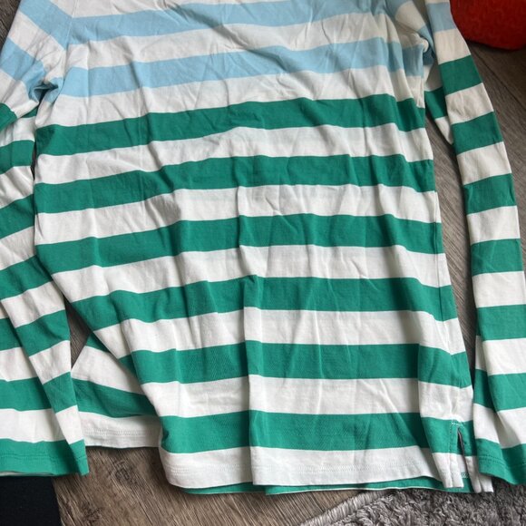 Boden Stripes Ahead Of The Rest Long Sleeve Cotton Stripes Long Sleeve Tee sz 8 - Picture 7 of 11
